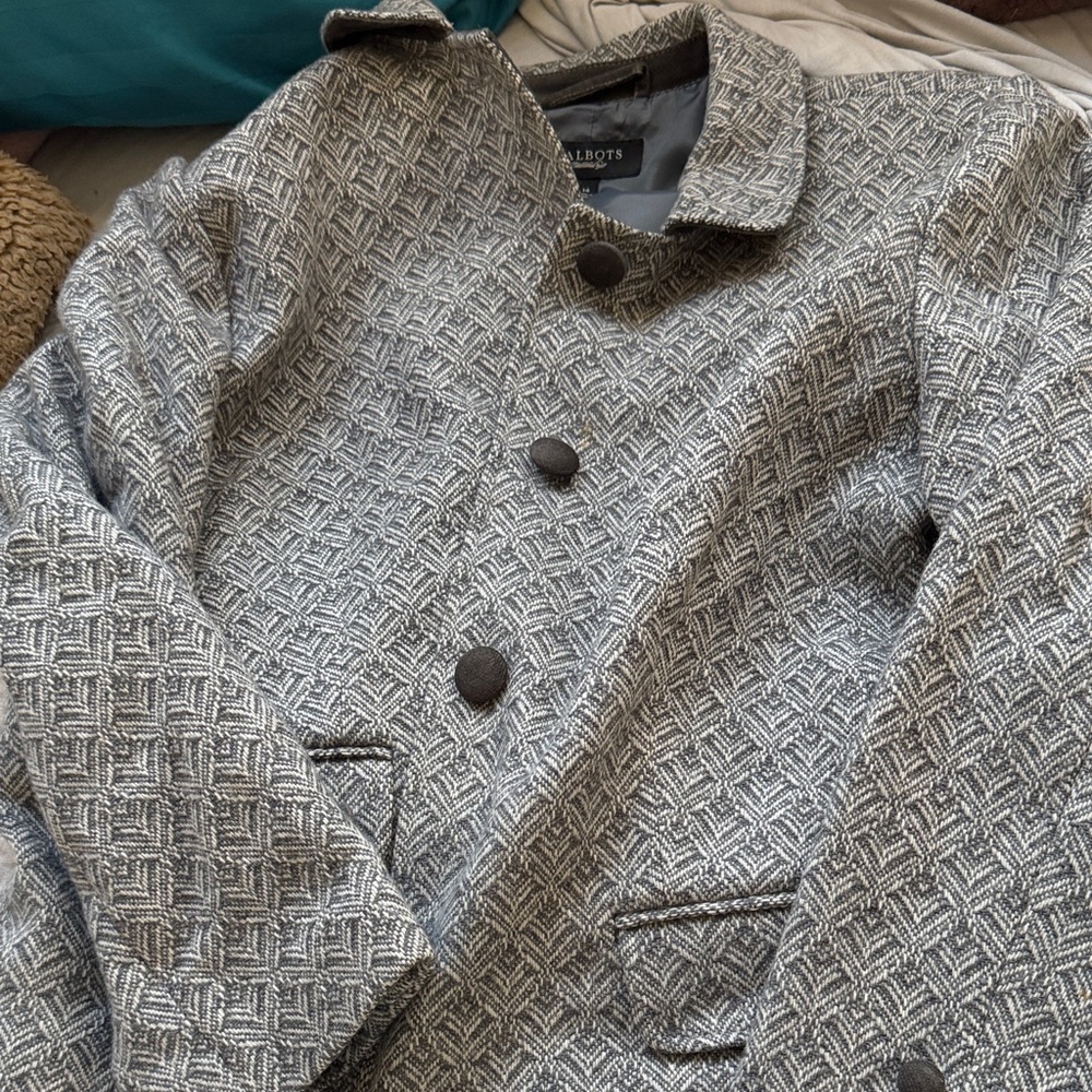 Talbots Charcoal Elegant Outerwear